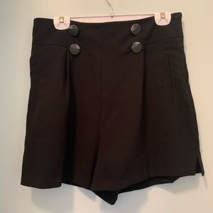 Anthropologie High Waisted Sailor Shorts